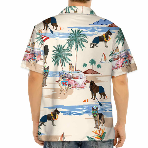 Tervuren Summer Beach Hawaiian Shirt, Hawaiian Shirts For Men Short Sleeve Aloha Beach Shirt - Image 4