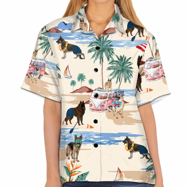 Tervuren Summer Beach Hawaiian Shirt, Hawaiian Shirts For Men Short Sleeve Aloha Beach Shirt - Image 5