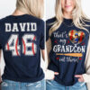 That's My Grandson Out There, Custom Photo Baseball Shirt, Gift For Baseball Lover, A2110