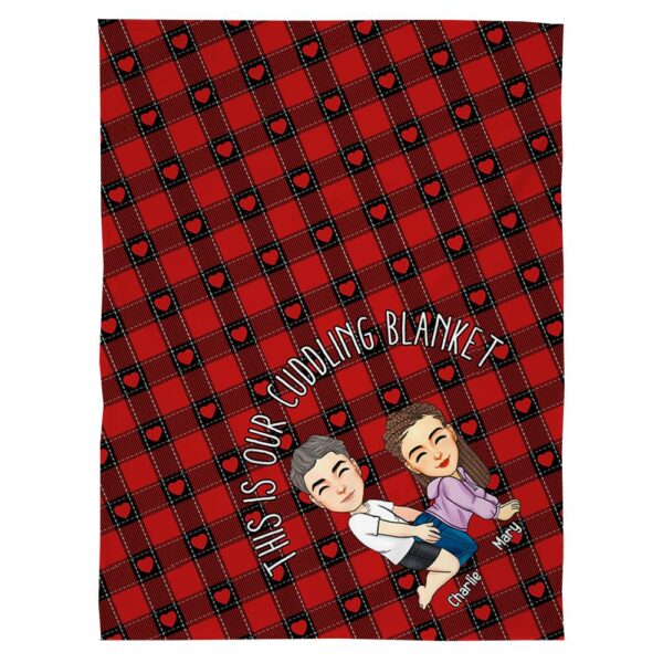 The Best Moments In Life Are The Ones Spent With You - Couple Personalized Custom Blanket - Christmas Gift For Husband Wife, Anniversary - Image 2