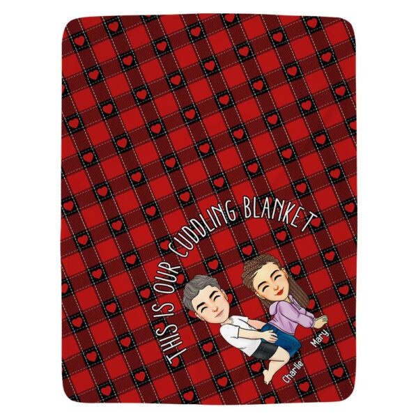 The Best Moments In Life Are The Ones Spent With You - Couple Personalized Custom Blanket - Christmas Gift For Husband Wife, Anniversary - Image 3