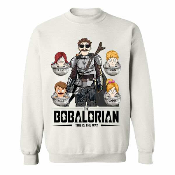The Bobalorian This Is The Way Personalized Shirt - Custom Gift For Dad, Grandpa - Image 7