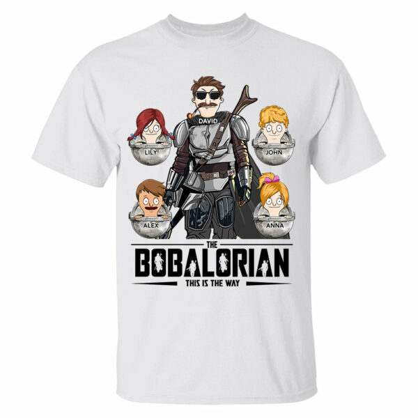 The Bobalorian This Is The Way Personalized Shirt - Custom Gift For Dad, Grandpa - Image 2