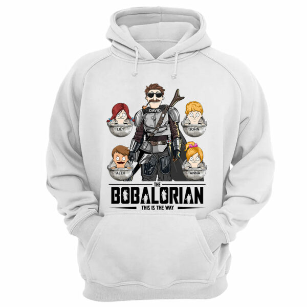 The Bobalorian This Is The Way Personalized Shirt - Custom Gift For Dad, Grandpa - Image 10