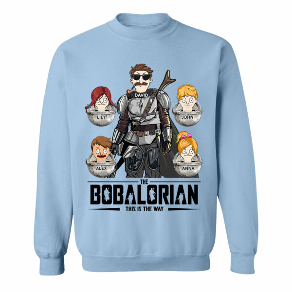 The Bobalorian This Is The Way Personalized Shirt - Custom Gift For Dad, Grandpa - Image 9