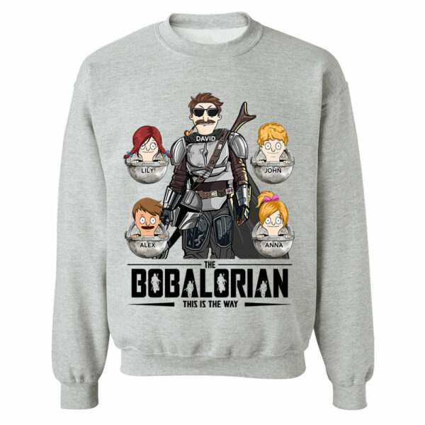 The Bobalorian This Is The Way Personalized Shirt - Custom Gift For Dad, Grandpa - Image 8