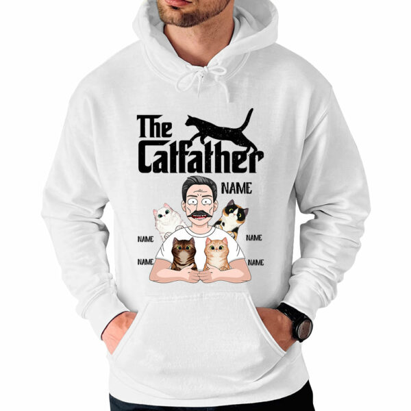 The Cat Father Personalized Shirt Cat Dad - Image 5