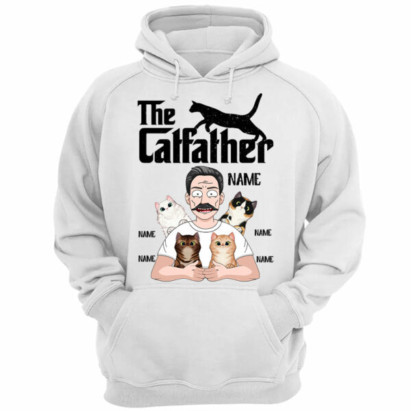 The Cat Father Personalized Shirt Cat Dad - Image 4