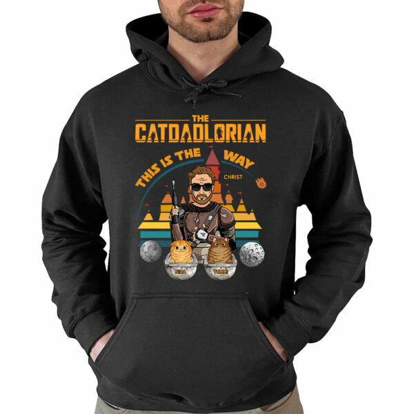 The Catdadlorian This Is The Way Personalized Shirt Gift For Cat Dad - Image 5