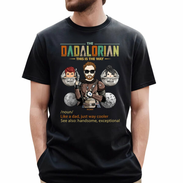 The Dadalorian - Custom Shirt Gift For Dad - Image 2