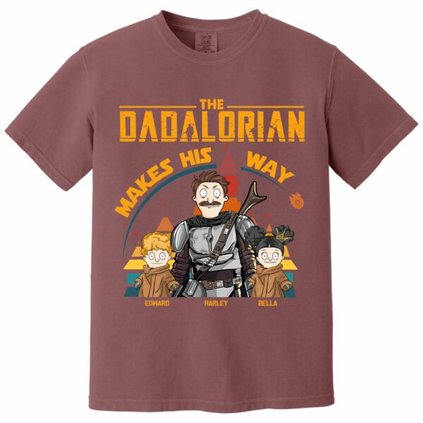 The Dadalorian Makes His Way - Personalized Shirt For Dad New Tu24 - Image 13
