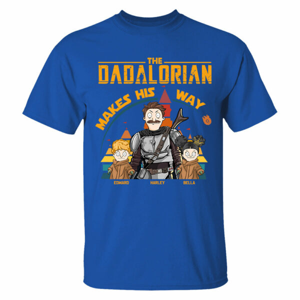 The Dadalorian Makes His Way - Personalized Shirt For Dad New Tu24 - Image 9