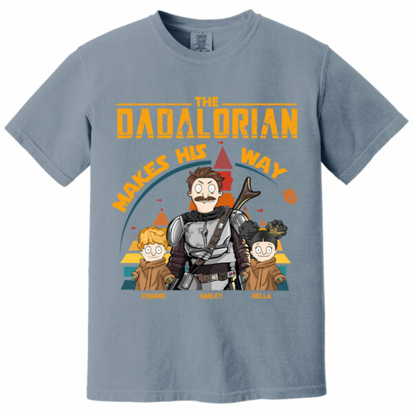 The Dadalorian Makes His Way - Personalized Shirt For Dad New Tu24 - Image 11