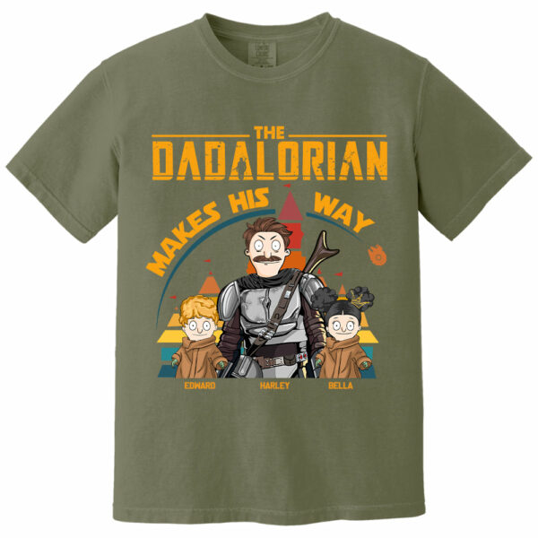 The Dadalorian Makes His Way - Personalized Shirt For Dad New Tu24 - Image 12