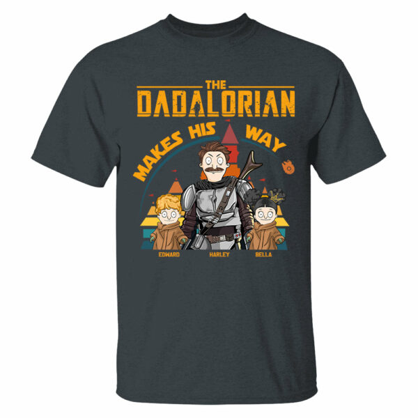 The Dadalorian Makes His Way - Personalized Shirt For Dad New Tu24 - Image 6