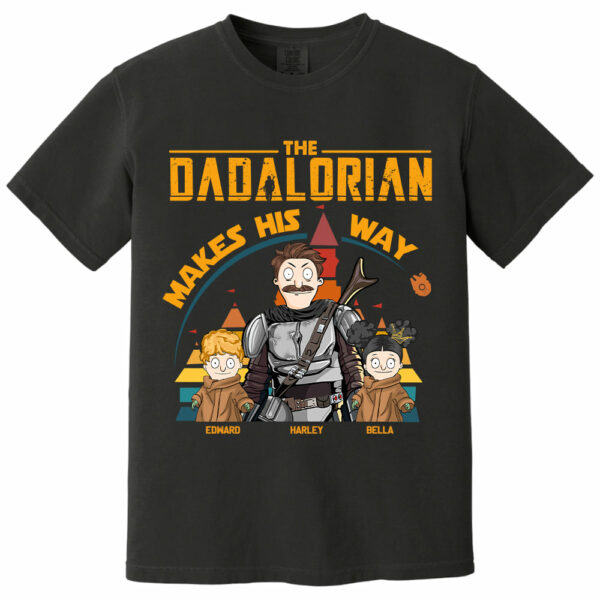 The Dadalorian Makes His Way - Personalized Shirt For Dad New Tu24 - Image 10
