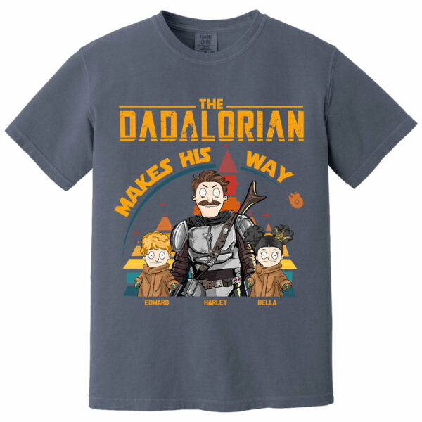 The Dadalorian Makes His Way - Personalized Shirt For Dad New Tu24 - Image 16