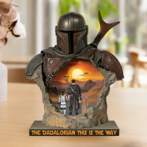 The Dadalorian This Is The Way - Acrylic Plaque Personalized Gifts For Dad