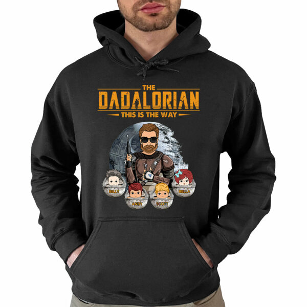 The Dadalorian This Is The Way - Custom Shirt For Dad Mom - Image 4