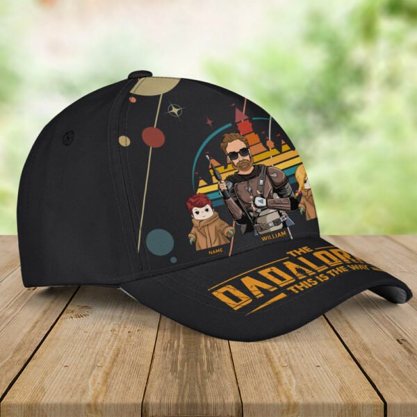 The Dadalorian This Is The Way - Personalized Gifts For Dad Classic Cap Vr2 - Image 2