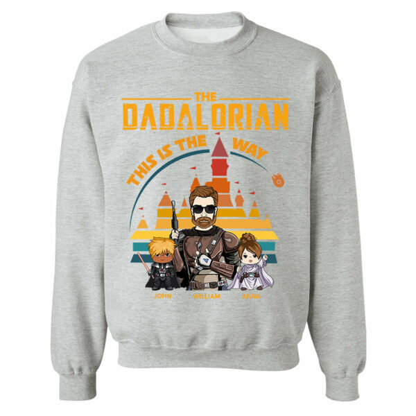 The Dadalorian This Is The Way - Personalized Shirt For Dad - Custom Nickname With Kids Gift - Image 9