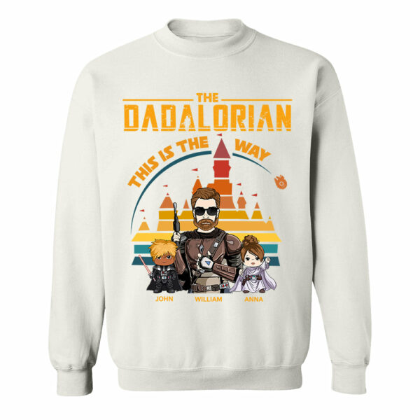The Dadalorian This Is The Way - Personalized Shirt For Dad - Custom Nickname With Kids Gift - Image 6
