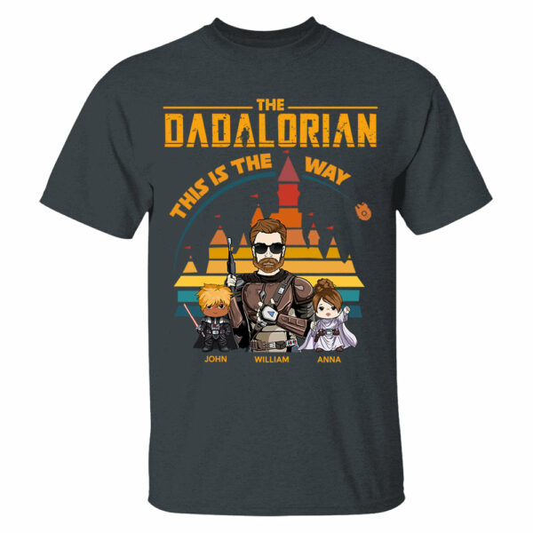 The Dadalorian This Is The Way - Personalized Shirt For Dad - Custom Nickname With Kids Gift - Image 11