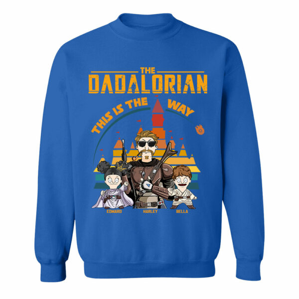 The Dadalorian This Is The Way - Personalized Shirt For Dad - Custom Nickname With Kids Gift New - Image 10
