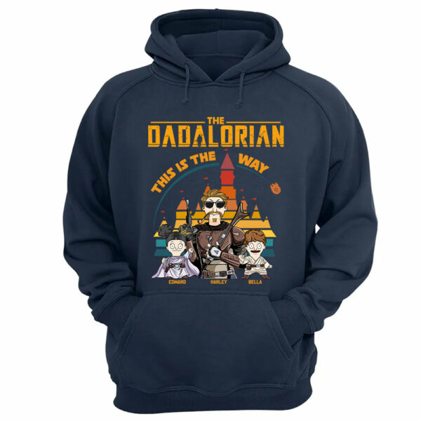 The Dadalorian This Is The Way - Personalized Shirt For Dad - Custom Nickname With Kids Gift New - Image 12