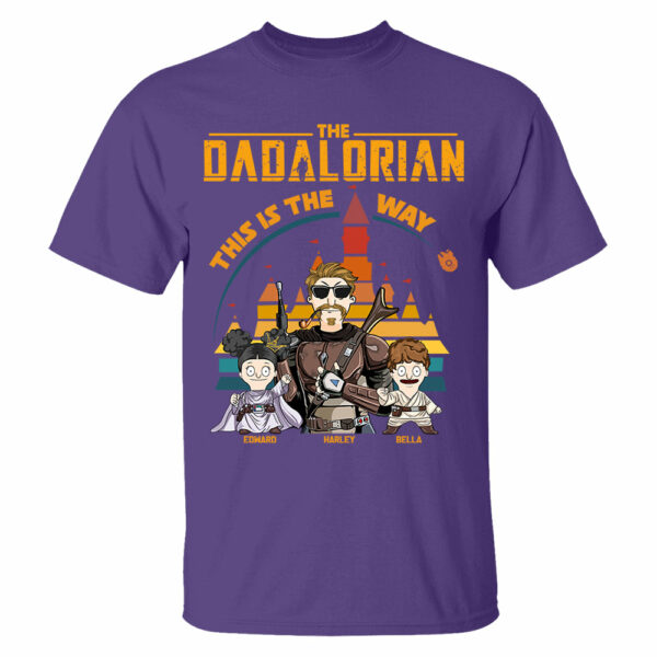The Dadalorian This Is The Way - Personalized Shirt For Dad - Custom Nickname With Kids Gift New - Image 6