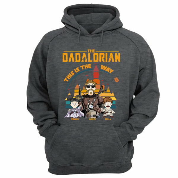The Dadalorian This Is The Way - Personalized Shirt For Dad - Custom Nickname With Kids Gift New - Image 13