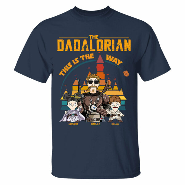 The Dadalorian This Is The Way - Personalized Shirt For Dad - Custom Nickname With Kids Gift New - Image 4