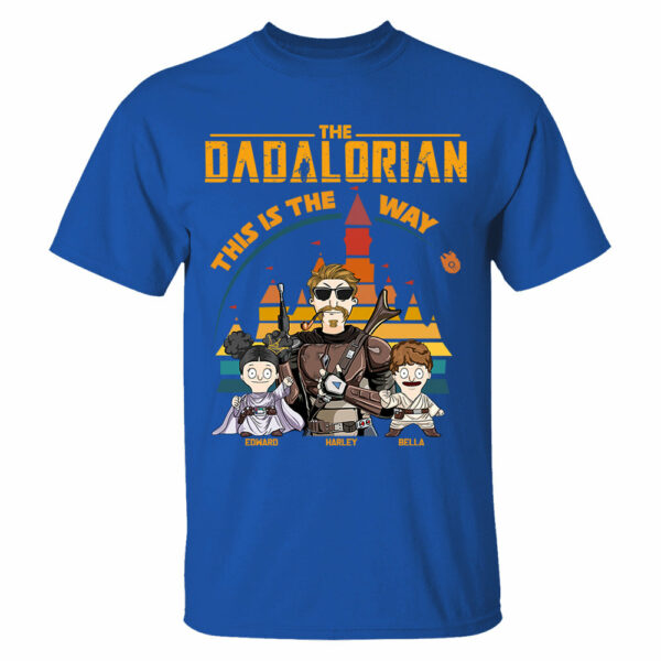The Dadalorian This Is The Way - Personalized Shirt For Dad - Custom Nickname With Kids Gift New - Image 5