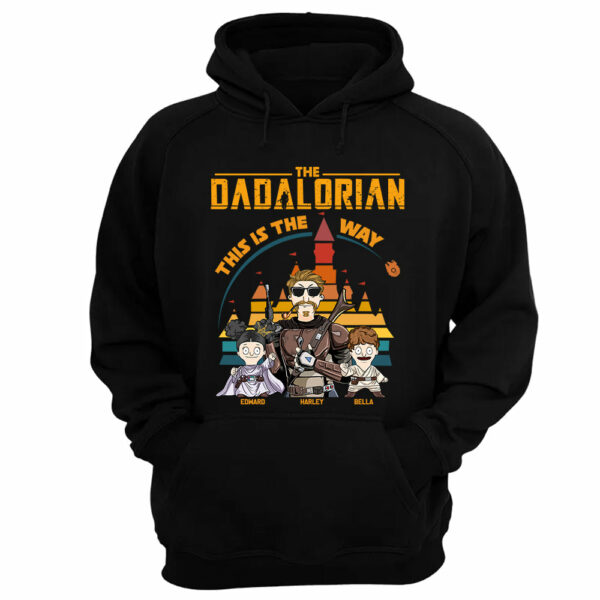 The Dadalorian This Is The Way - Personalized Shirt For Dad - Custom Nickname With Kids Gift New - Image 11