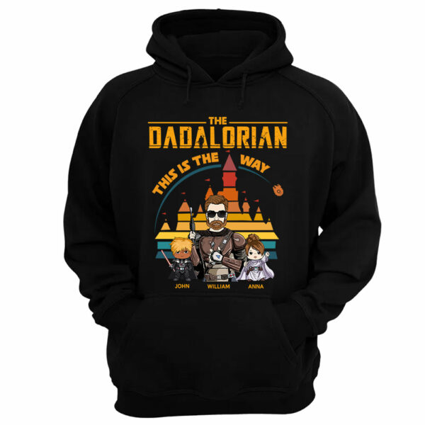 The Dadalorian This Is The Way - Personalized Shirt For Dad - Custom Nickname With Kids Gift - Image 8