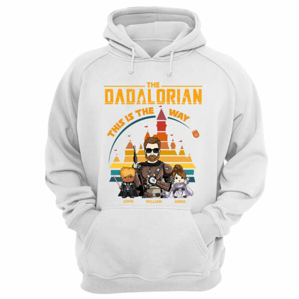 The Dadalorian This Is The Way - Personalized Shirt For Dad - Custom Nickname With Kids Gift - Image 7