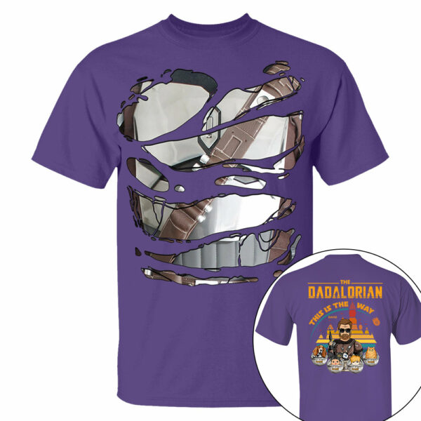 The Dadalorian This Is The Way - Personalized Shirt For Dad Custom Nickname With Kids Gift - Image 10