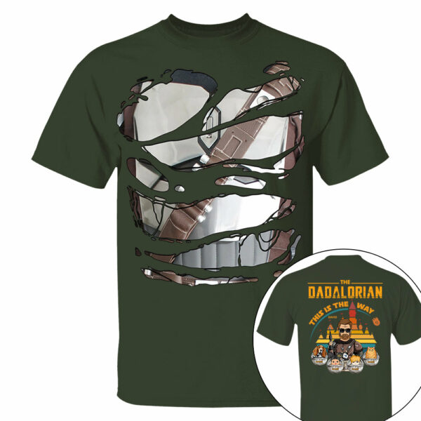 The Dadalorian This Is The Way - Personalized Shirt For Dad Custom Nickname With Kids Gift - Image 13