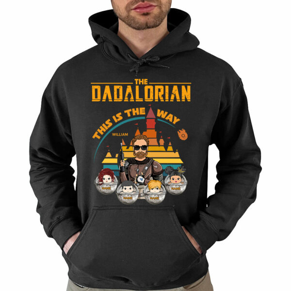 The Dadalorian This Is The Way - Personalized Shirt For Dad Custom Nickname With Kids Gift - Image 5