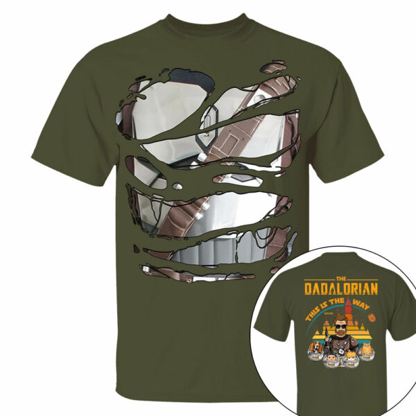 The Dadalorian This Is The Way - Personalized Shirt For Dad Custom Nickname With Kids Gift - Image 11