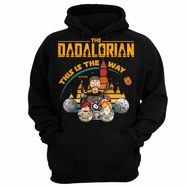 The Dadalorian This Is The Way - Personalized Shirt For Dad Custom Nickname With Kids - Image 10