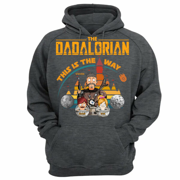 The Dadalorian This Is The Way - Personalized Shirt For Dad Custom Nickname With Kids - Image 11