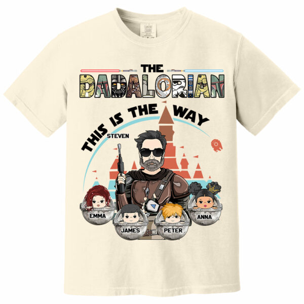 The Dadalorian This Is The Way - Personalized Shirt For Dad Do98 - Image 7