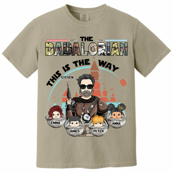 The Dadalorian This Is The Way - Personalized Shirt For Dad Do98 - Image 8