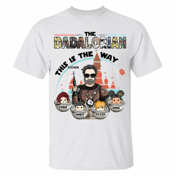 The Dadalorian This Is The Way - Personalized Shirt For Dad Do98 - Image 2