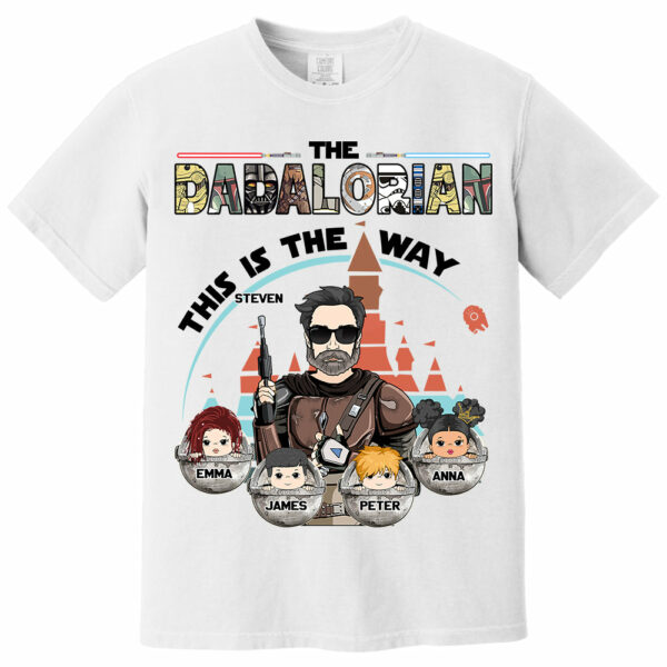 The Dadalorian This Is The Way - Personalized Shirt For Dad Do98 - Image 6