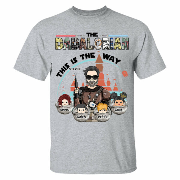 The Dadalorian This Is The Way - Personalized Shirt For Dad Do98 - Image 4