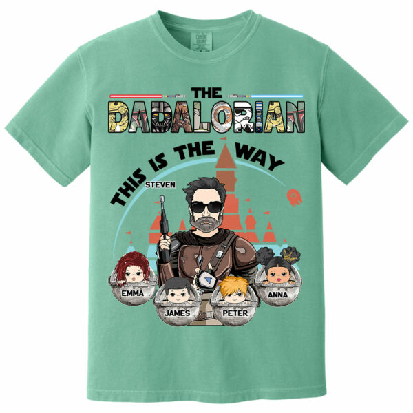 The Dadalorian This Is The Way - Personalized Shirt For Dad Do98 - Image 10