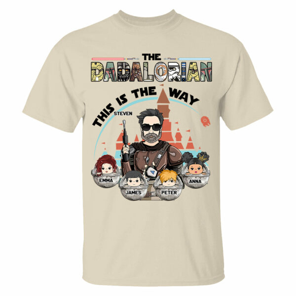 The Dadalorian This Is The Way - Personalized Shirt For Dad Do98 - Image 3