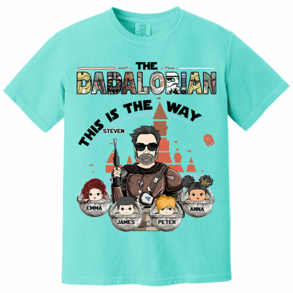 The Dadalorian This Is The Way - Personalized Shirt For Dad Do98 - Image 9